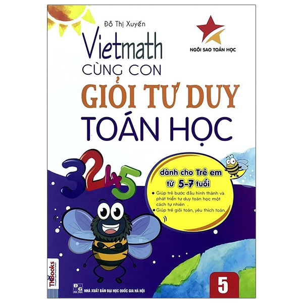 bộ vietmath - cùng con giỏi tư duy toán học - tập 5 (tái bản 2020)