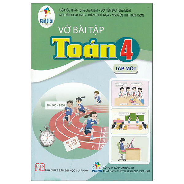 bộ vở bài tập toán 4 - tập 1 (cánh diều) (chuẩn)