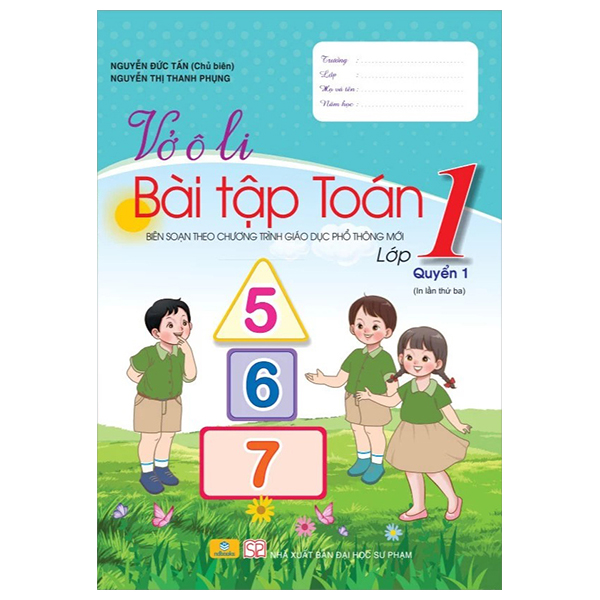bộ vở ô li bài tập toán 1 - quyển 1
