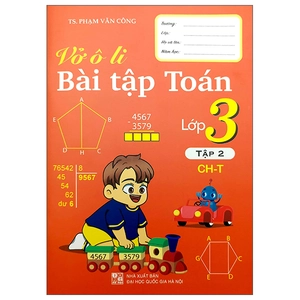bộ vở ô li bài tập toán lớp 3 - tập 2