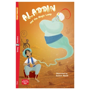 bộ young eli readers - aladdin and the magic lamp - stage 1 below a1 - downloadable multimedia
