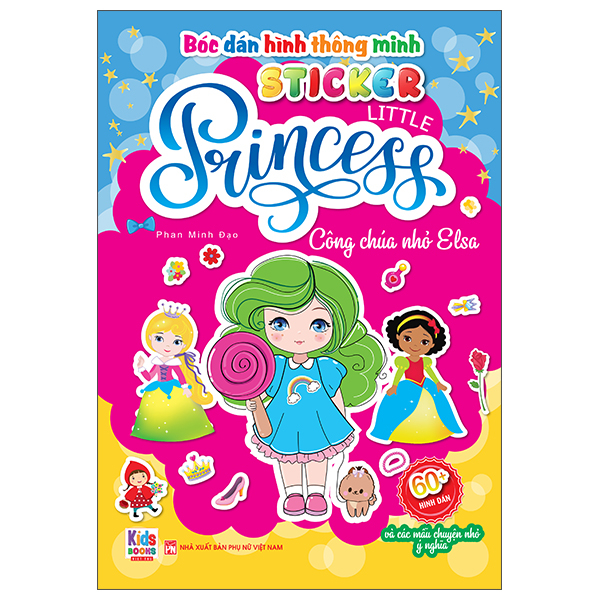 Boc Dan Hinh Thong Minh - Sticker Little Princess - Cong Chua Nho Elsa