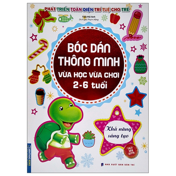 bóc dán thông minh vừa học vừa chơi 2-6 tuổi - khả năng sáng tạo