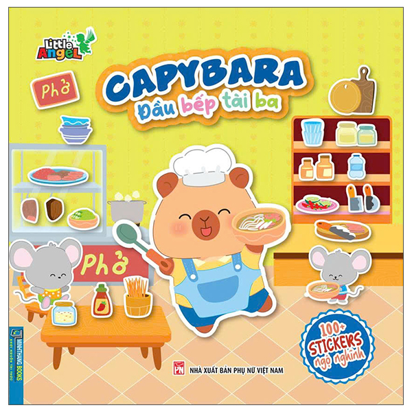 Capybara - Dau Bep Tai Ba - 100+ Stickers Ngo Nghinh