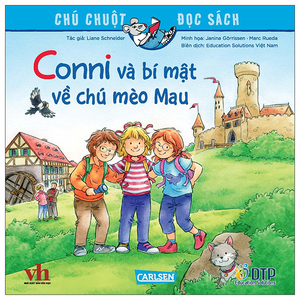 chú chuột đọc sách - conni và bí mật về chú mèo mau