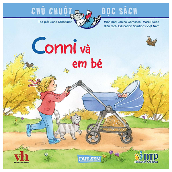 chú chuột đọc sách - conni và em bé