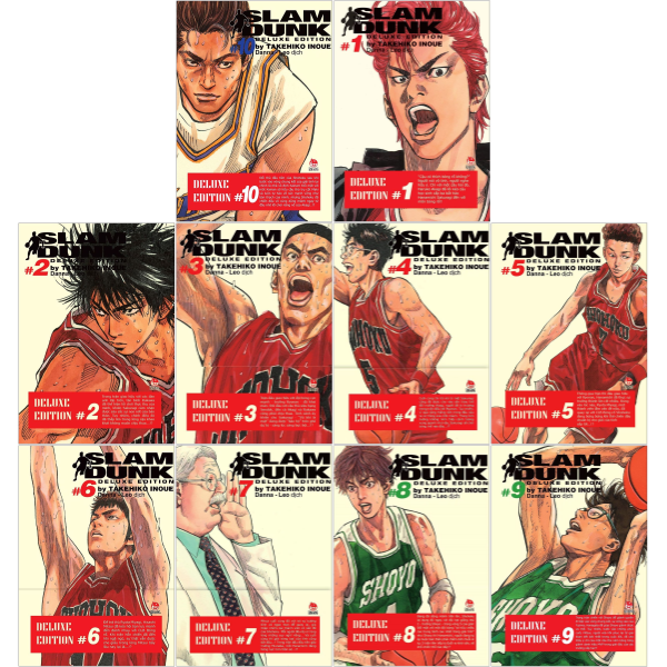 Combo Manga - Slam Dunk - Deluxe Edition: Tap 1 - 10 (Bo 10 Tap)