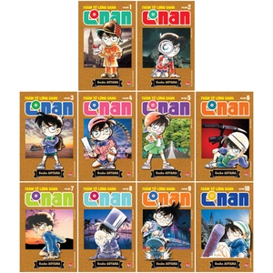 combo manga - thám tử lừng danh conan : tập 1 - 10 - bản nâng cấp (bộ 10 tập)