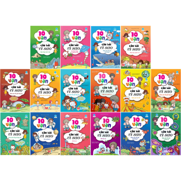 combo sách 10 vạn câu hỏi vì sao (bộ 16 cuốn)