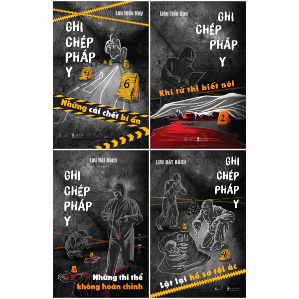 Combo Sach Ghi Chep Phap Y (Bo 4 Cuon)