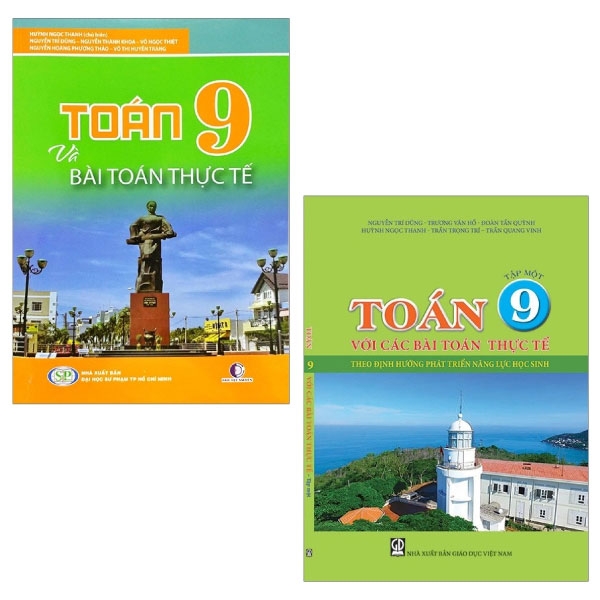 combo toán 9 và bài toán thực tế + toán 9 với các bài toán thực tế (tập 1) (bộ 2 cuốn)