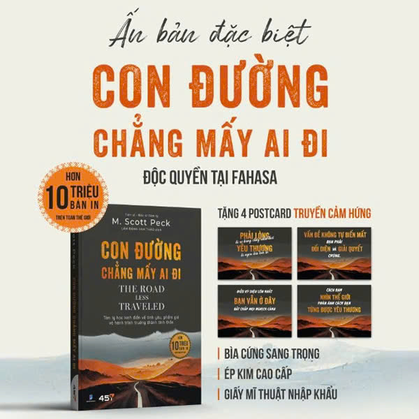 Con Duong Chang May Ai Di - The Road Less Traveled - Bia Cung - Doc Quyen Fahasa