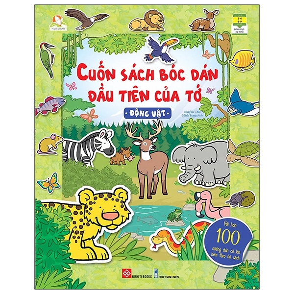 cuốn sách bóc dán đầu tiên của tớ - động vật