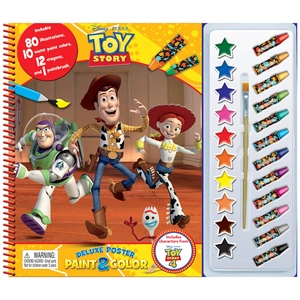 disney toy story 4 deluxe poster paint & color