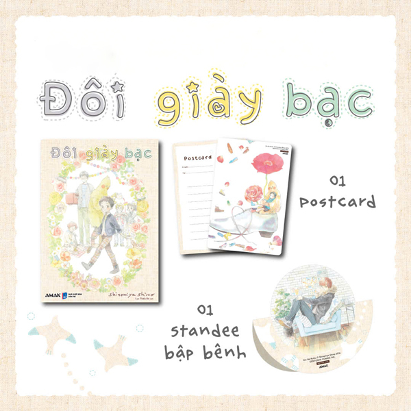 Doi Giay Bac - Tang Kem Postcard Phu Nhu Cat + Standee PVC Bap Benh