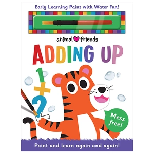 early learning magic water colouring - animal friends adding up