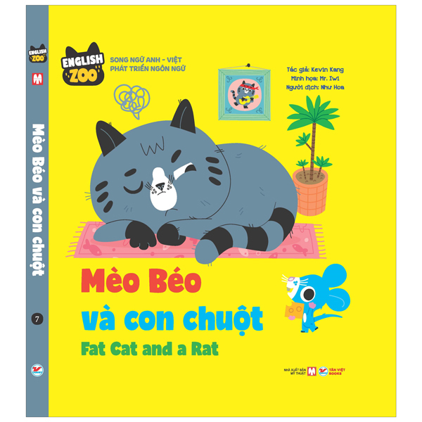 english zoo - mèo béo và con chuột - fat cat and a rat