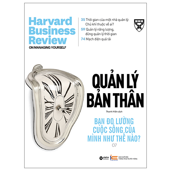 hbr on - quản lý bản thân (tái bản 2022)