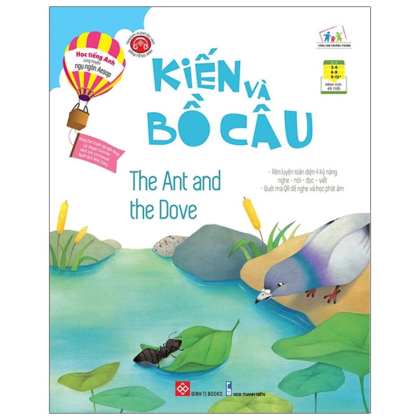 học tiếng anh cùng truyện ngụ ngôn aesop - kiến và bồ câu - the ant and the dove