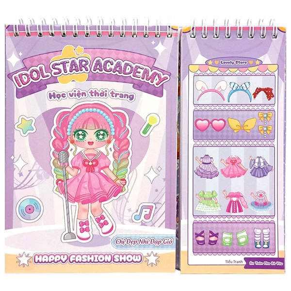 Idol Star Academy - Hoc Vien Thoi Trang - Happy Fashion Show - Chi Dep Nhi Dap Gio