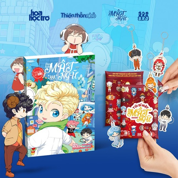 lớp học mật ngữ - phiên bản mới - tập 13 - tặng kèm túi bí mật móc khóa cung hoàng đạo kiwi kiwi