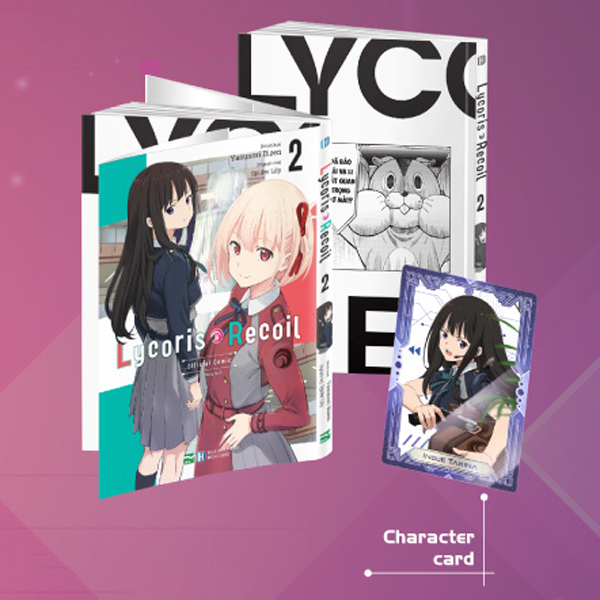 lycoris recoil - tập 2 - bản đặc biệt - tặng kèm card nhân vật