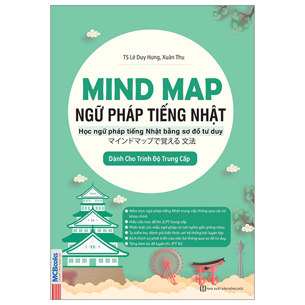 mind map ngữ pháp tiếng nhật - học ngữ pháp tiếng nhật qua sơ đồ tư duy - dành cho trình độ trung cấp