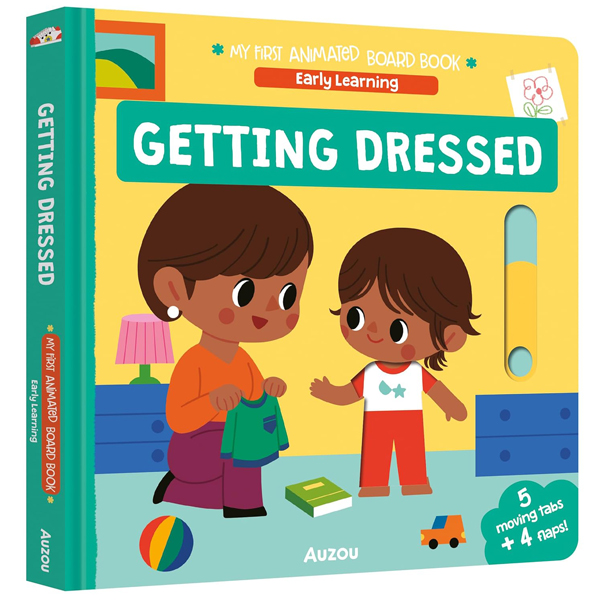 my first animated board book - getting dressed