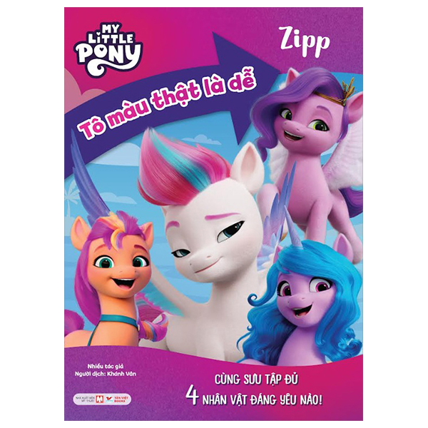 my little pony - tô màu thật là dễ - zipp - cùng sưu tập đủ 4 nhân vật đáng yêu nào!