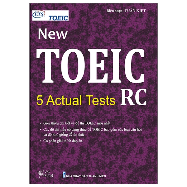 new toeic - 5 actual tests - rc (tái bản)