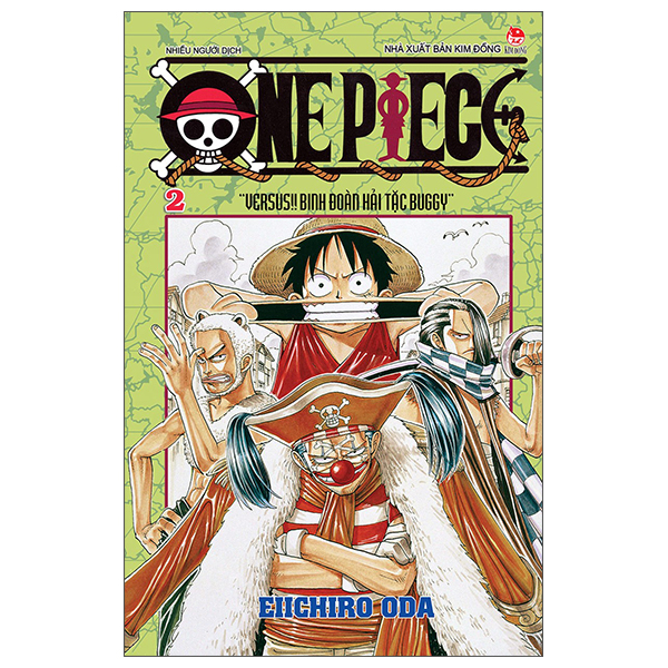 one piece - tập 2 - versus!! binh đoàn hải tặc buggy (tái bản 2025)
