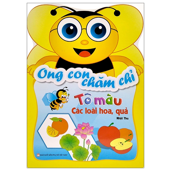 ong con chăm chỉ - tô màu các loài hoa, quả