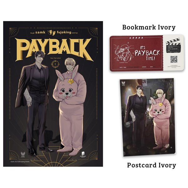 payback - tập 1 - tặng kèm bookmark ivory + postcard ivory