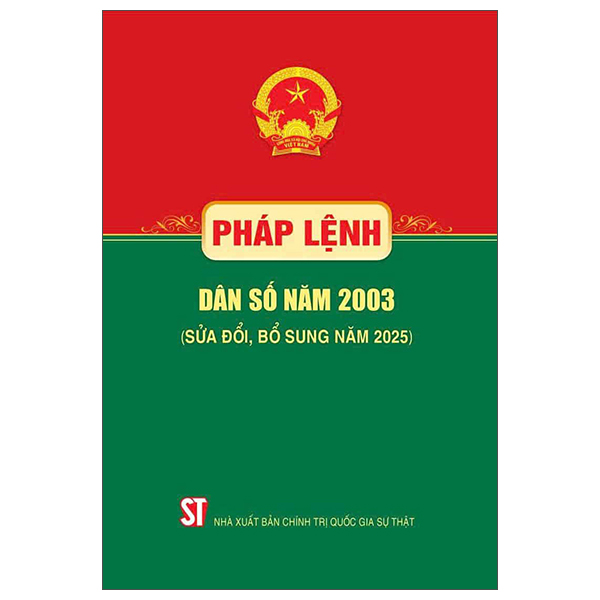 Phap Lenh Dan So Nam 2003 (Sua Doi, Bo Sung Nam 2025)