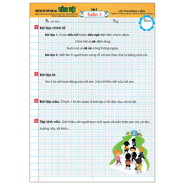 phiếu bài tập cuối tuần môn tiếng việt - lớp 2