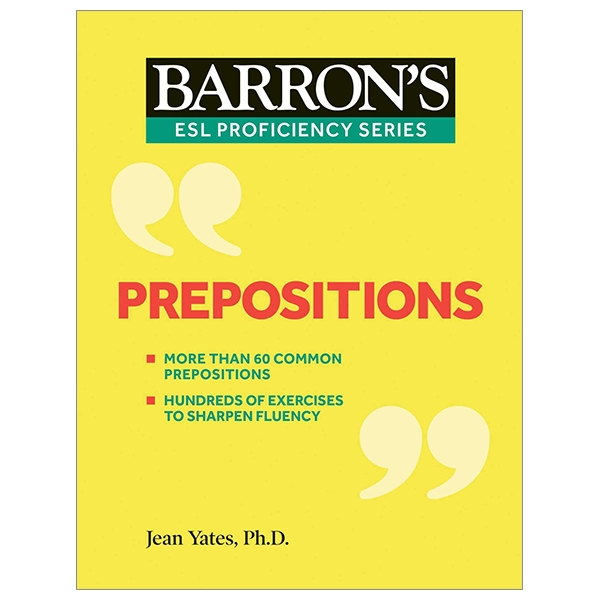 prepositions (barron's esl proficiency)