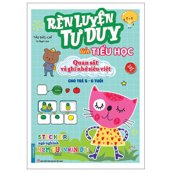 Ren Luyen Tu Duy Tien Tieu Hoc - Quan Sat Va Ghi Nho Sieu Viet - Cho Tre 5-6 Tuoi