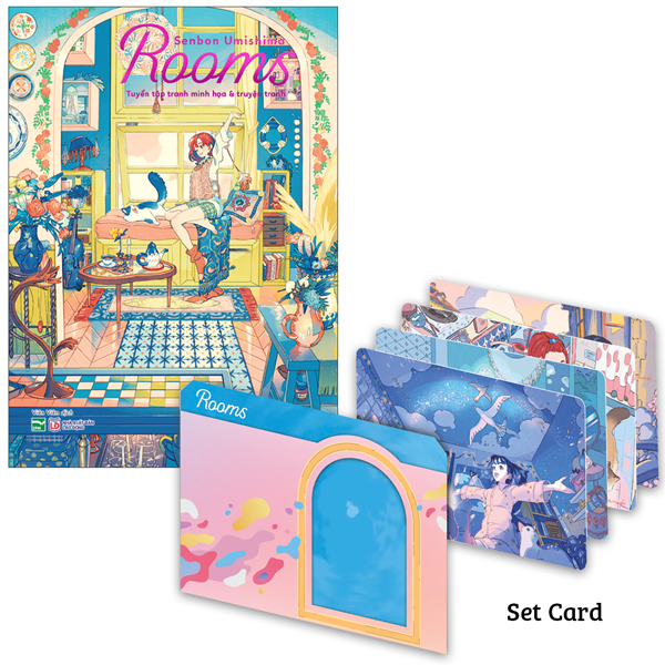 rooms - tuyển tập tranh minh họa và truyện tranh - bản đặc biệt - tặng kèm set card
