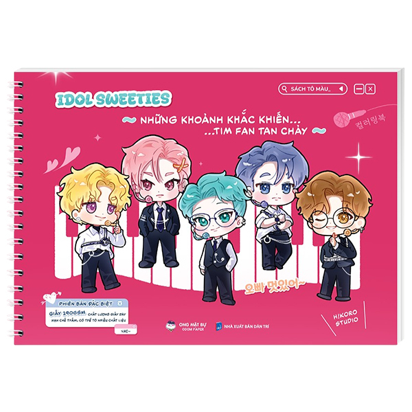 Sach To Mau - Idol Sweeties - Nhung Khoanh Khac Khien Tim Fan Tan Chay - Phien Ban Dac Biet