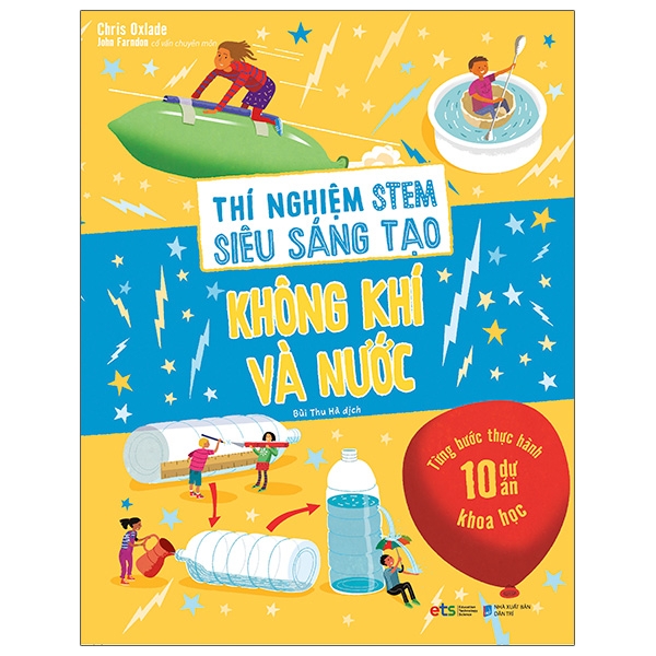 thí nghiệm stem siêu sáng tạo: không khí và nước