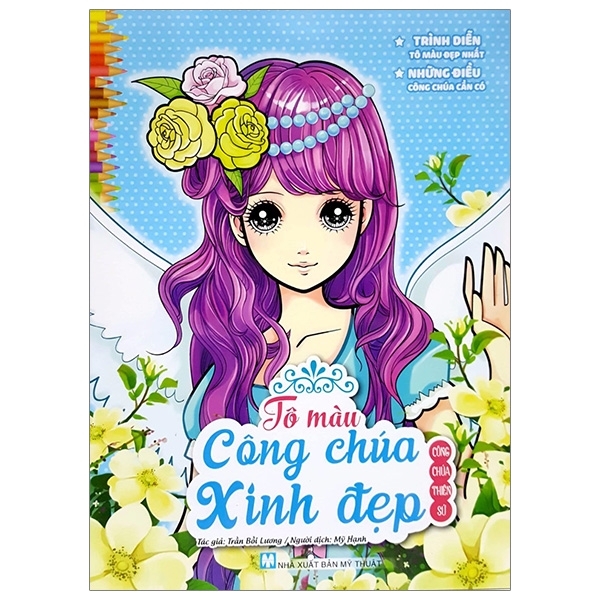 tô màu công chúa xinh đẹp - công chúa thiên sứ (tái bản 2023)