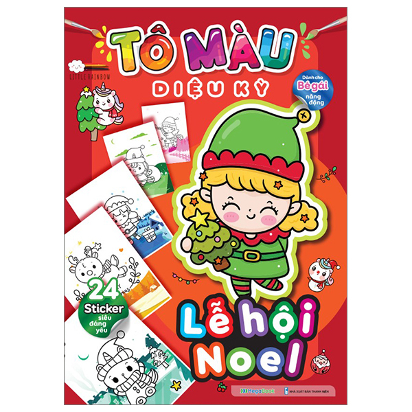 tô màu diệu kỳ - lễ hội noel (dành cho bé gái năng động)
