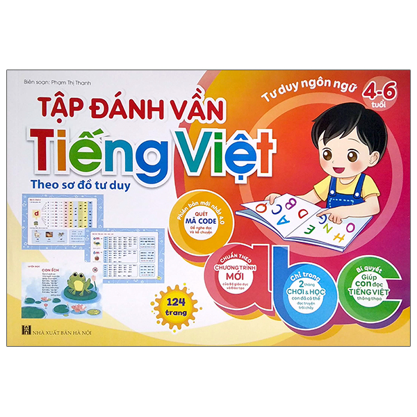 tư duy ngôn ngữ - tập đánh vầng tiếng việt qua sơ đồ tư duy (4-6 tuổi)