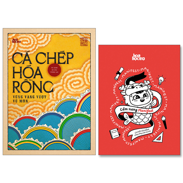 tủ sách gõ cửa tương lai - học gì để dẫn đầu - cá chép hóa rồng - vững vàng vượt vũ môn - tặng kèm sổ tay manifest