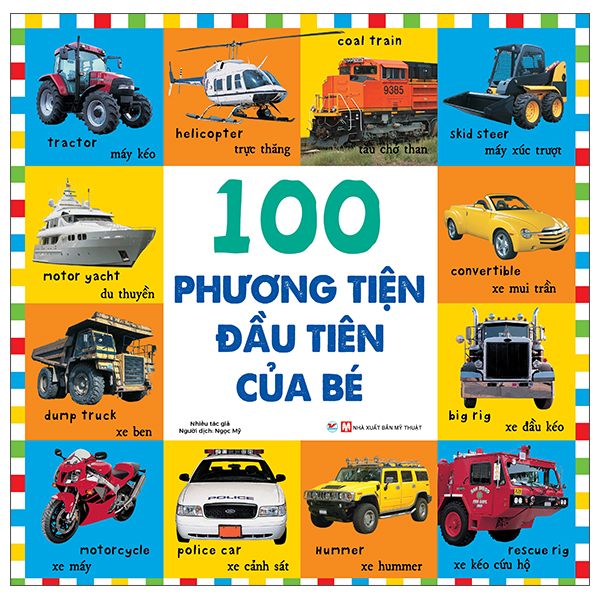từ vựng đầu đời của bé - 100 phương tiện đầu tiên của bé