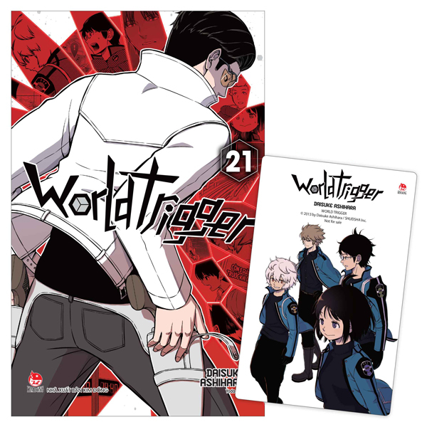 world trigger - tập 21 - tặng kèm postcard
