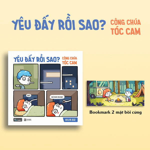 yêu đấy rồi sao? - công chúa tóc cam - tặng kèm bookmark 2 mặt bồi cứng